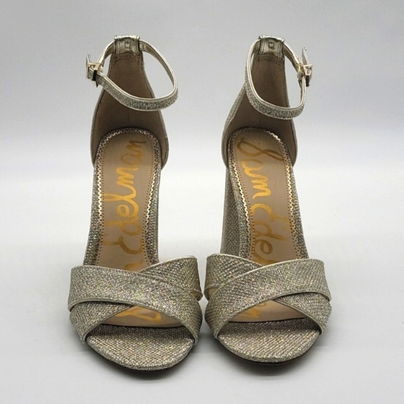 1096- Sam Edelman Yancy Gold Mesh Color Size 8.5 M NWT - Picture 3 of 9